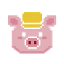 CrazyBuzzer Casino Logo mit Buzzer-Schwein